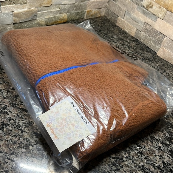 Sherpa full zip polar fleece lined size Large NWT - Picture 2 of 5